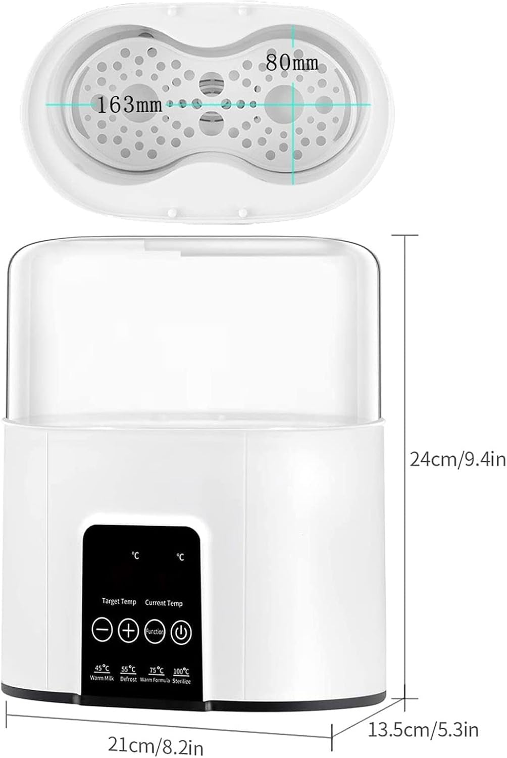 Baby Breast Warmer Sterilizer Two-In-One Thermostat